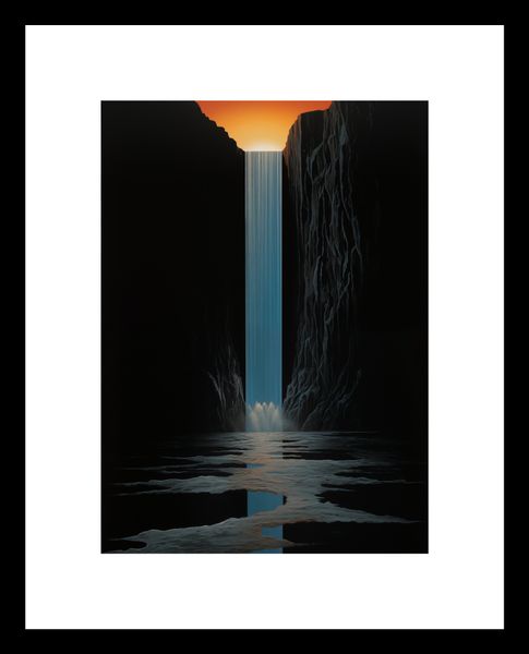 Plakat 13x18cm Wodospad Światła zdjęcie 3
