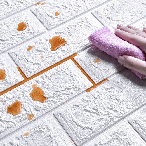 x10 PANELE ŚCIENNE SAMOPRZYLEPNE KAMIEŃ CEGŁA TAPETA MUR IMITACJA 3D SALON na Arena.pl