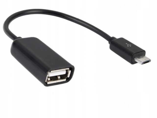 Przejściówka usb adapter USB microUSB OTG Kabel zdjęcie 1