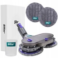 2 Ściereczki pady nakładki mopujące Szczotka mop do Dyson V7 V8 V10 V11 V15
