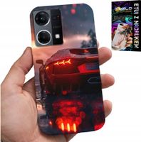 ETUI DO OPPO RENO7 4G - LUKSUSOWE SAMOCHODY, MEGA WZORY, OBUDOWA