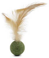 Zabawka dla kota catnip ball z piórkiem PURRNIP 15cm UNIQ PETS