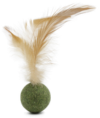 Zabawka dla kota catnip ball z piórkiem PURRNIP 15cm UNIQ PETS