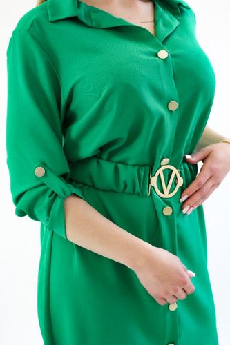 Sukienka Szmizjerka Wiwian Zielona UNI na Arena.pl