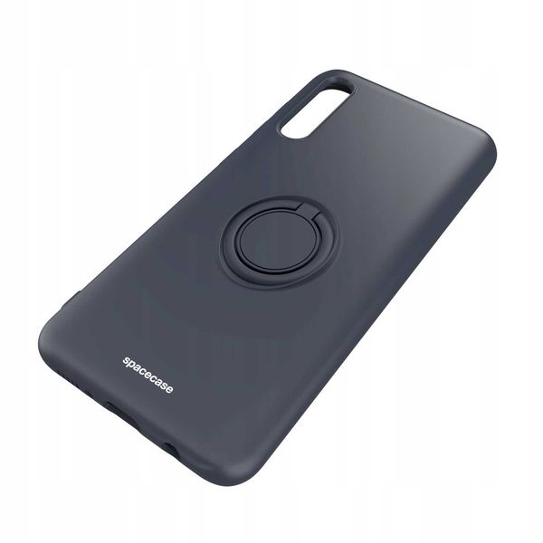 Spacecase Silicone Ring Galaxy A70 Black zdjęcie 4