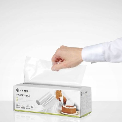 Worki do szprycowania Jednorazowe HENDI przezroczysty 100 szt. DUŻE 53x28cm na Arena.pl