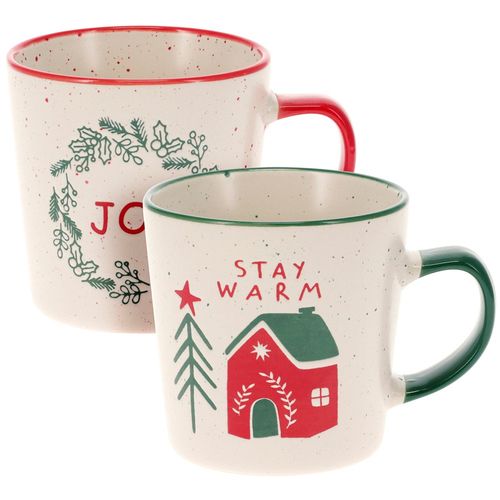 2x Kubek Świąteczny Kubki do Kawy Herbaty Prezent Święta Boże Narodzenie na Arena.pl