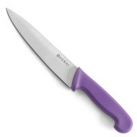 nóż kuchenny dla alergików haccp fioletowy dł. 320mm - hendi 842676