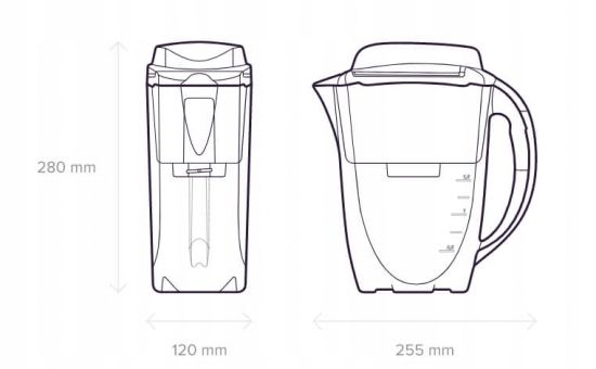 Dzbanek J.SHMIDT 500, biały zdjęcie 1
