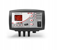 STEROWNIK REGULATOR PROGRAMATOR POMPY OBIEGOWEJ C.O. ST-21 Z WYŚWIETLACZEM