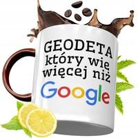 Kubek Bordowy Dla Geodety Na Urodziny Prezent Z Nadrukiem Ze Zdjęciem