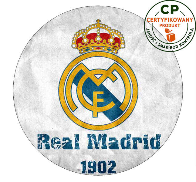 Opłatek na tort Real Madryt zdjęcie 1
