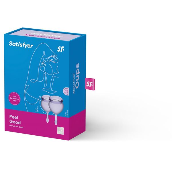 Tampony - Satisfyer Feel Good Menstrual Cup (Lila) zdjęcie 1