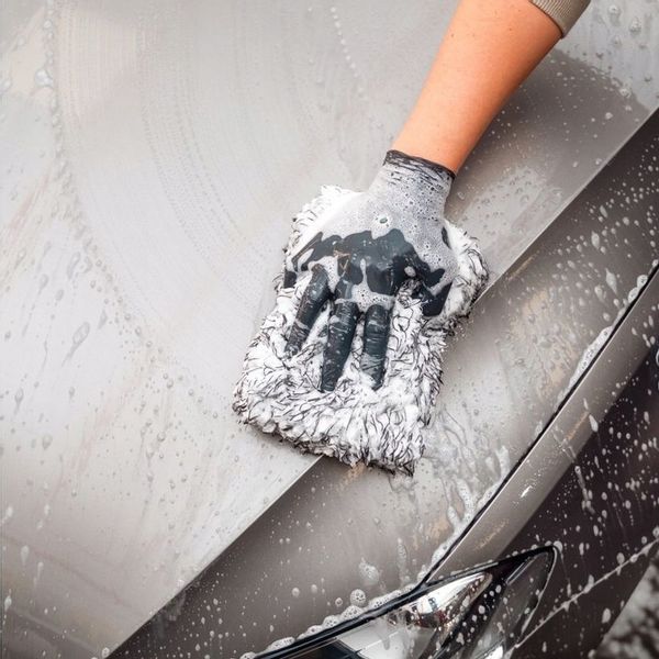 K2 WASH PAD PRO gąbka do mycia auta samochodu z mikrofibrą delikatna zdjęcie 12