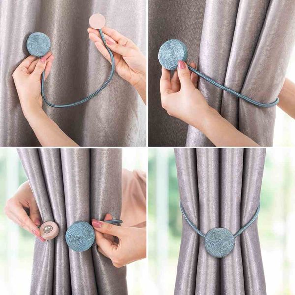 CURTBIN/AH/CALGARY/BLUE/2PCS zdjęcie 5