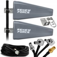 2x MOCNA Antena do wszystkich routerów 46dbi LTE ZEWNĘTRZNA Router 10m