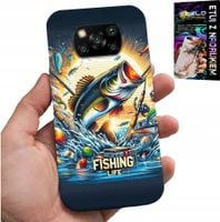 ETUI DO XIAOMI POCO X3 - WZORY DLA WĘDKARZA, RYBY, DORSZ, ŁOSOŚ