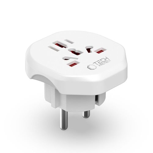 tech-protect universal travel adapter from eu white na Arena.pl
