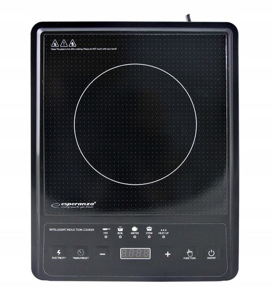 PŁYTA INDUKCYJNA KUCHENKA ELEKTRYCZNA 2000W TIMER 80°C~270°C 5 PROGRAMÓW zdjęcie 2