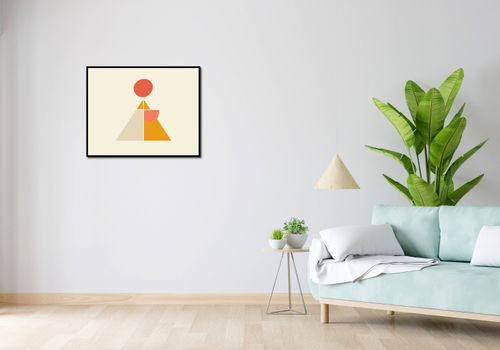 Plakat 76x60,5cm Piramida Równowagi na Arena.pl