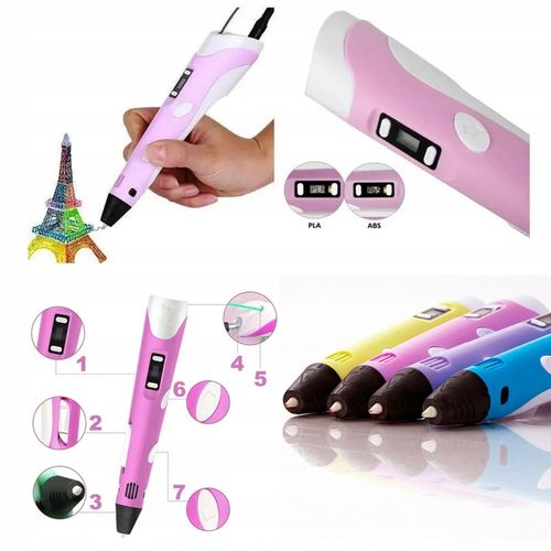 DŁUGOPIS 3D LILO I STICH ZESTAW PREZENT WKŁADY PEN DRUKARKA SZABLONY STITCH na Arena.pl