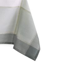 Obrus LAVAL 140x400 Biały + Niebieski AmeliaHome