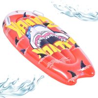 Dmuchana deska do pływania dla dzieci SunClub 95cm Materac z uchwytami Czerw