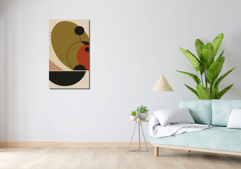 Obraz 50x90cm Geometryczny Balans zdjęcie 2