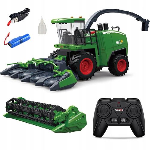 TRAKTOR ZDALNIE STEROWANY CIĄGNIK Z PRZYCZEPĄ RC na PILOTA 2W1 na Arena.pl