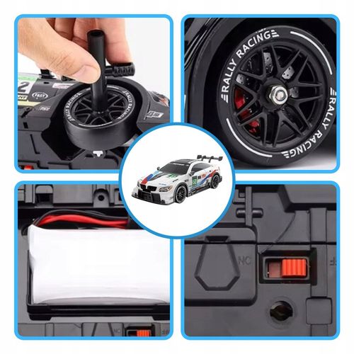 SAMOCHÓD ZDALNIE STEROWANY RC Drift Duży 4x4 AUTO NA PILOT DO DRIFTU LED na Arena.pl