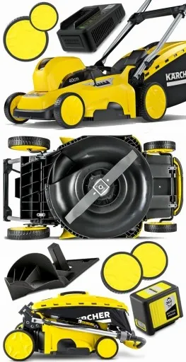 KOSIARKA AKUMULATOROWA KARCHER LMO 36-40 BATTERY SET ZESTAW AKU ŁADOWARKA zdjęcie 9