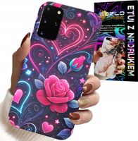 ETUI DO SAMSUNG GALAXY S20 PLUS - SERCE, RÓŻA, NASTOLETNIE CASE + FOLIA