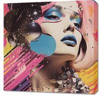 Obraz 70x70cm Portret Neo