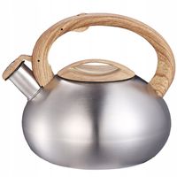 CZAJNIK Z GWIZDKIEM TRADYCYJNY INDUKCJA GAZ STAL NIERDZEWNA DUŻY 2,5l