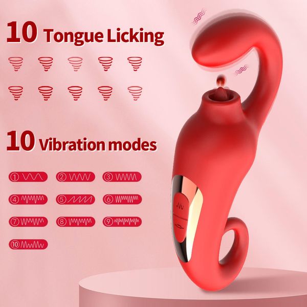 Wibrator-Merfi, 10 Vibration Functions, 10 Frequency Tongue Licking Usb zdjęcie 6