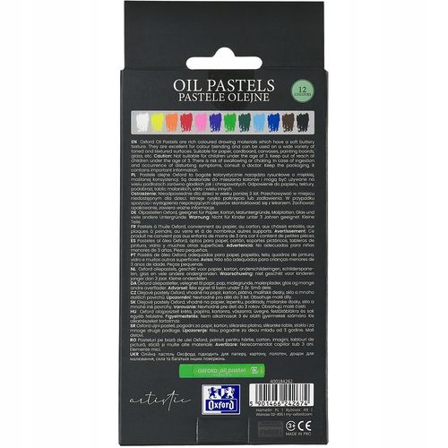 pastele olejne oxf art 12szt 400184262 na Arena.pl