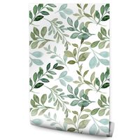 Tapeta Do Salonu Sypialni Liście Natura Styl Boho