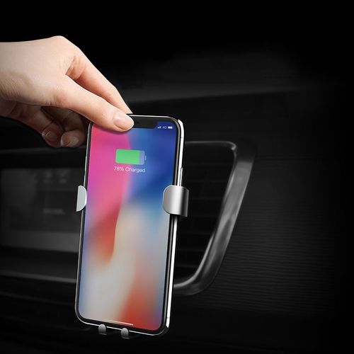 ROCK GRAVITY VENT CAR MOUNT WIRELESS CHARGER GREY na Arena.pl