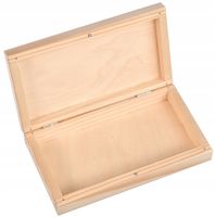 Drewniane PUDEŁKO NA PIENIĄDZE BANKNOTY PREZENT z Magnesem