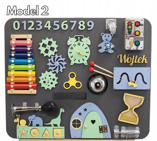 Tablica manipulacyjna sensoryczna Montessori na Arena.pl