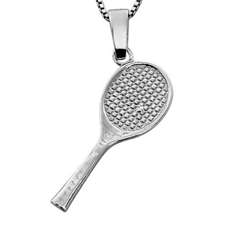 SREBRNY WISIOREK RAKIETA DO TENISA SREBRO PRÓBY 925 na Arena.pl