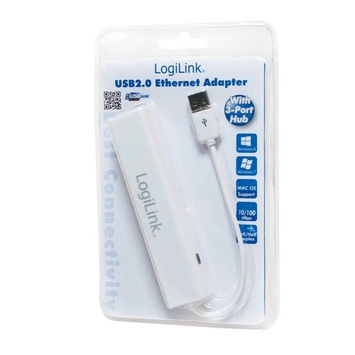 Adapter Fast Ethernet do USB2.0 z hubem USB2.0 na Arena.pl