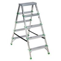 Drabina taboret schodki aluminiowe BET 100cm 5 stopni fra