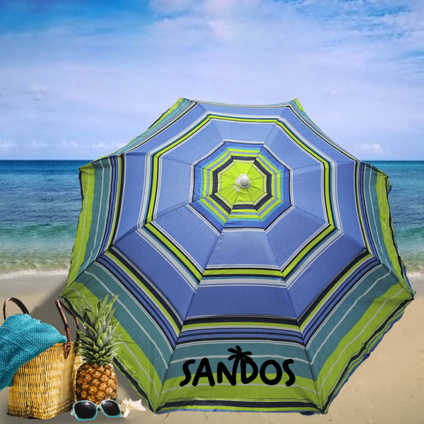 Pruhovaný plážový slunečník zdjęcie 8