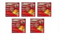5x HERBATA BIG-ACTIVE PU-ERH MANDARYNKA-TRAWA CYTRYNOWA 40x 1,8 g