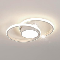 LAMPA SUFITOWA LED LAMPA PLAFON RING BIALA 4500K NOWOCZESNA DO SALONU 42W