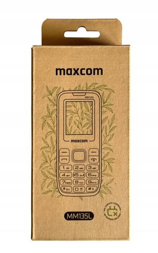 Telefon komórkowy MAXCOM Classic MM135 Light Czarno-niebieski na Arena.pl