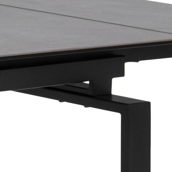 Stół Huddersfield czarny 160x85 zdjęcie 5