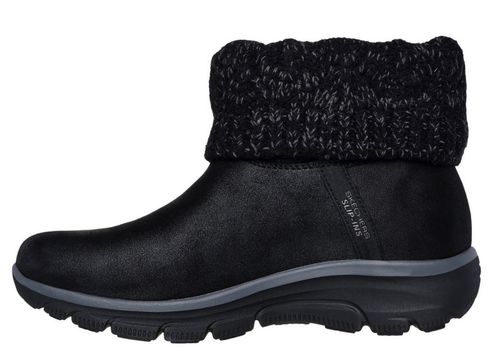 Buty damskie Skechers Slip-ins Relaxed Fit Easy Going Cozy Weather (168033-BLK) 36.5 na Arena.pl