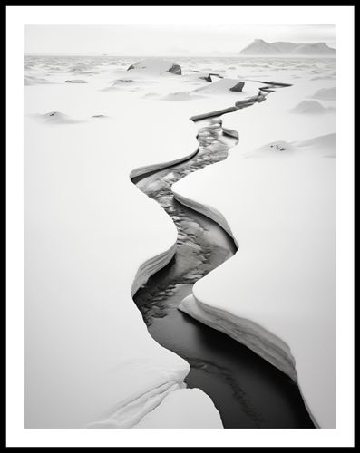 Plakat 50x65cm Szczeliny Mrozu na Arena.pl